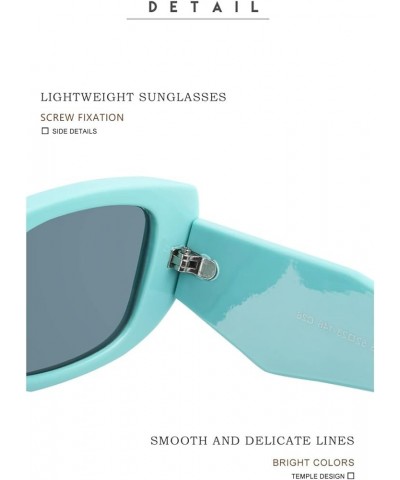 Square Frame Sunglasses Outdoor Vacation Beach Sun Glasses for Men and Women (Color : E, Size : Medium) Medium F $15.67 Designer