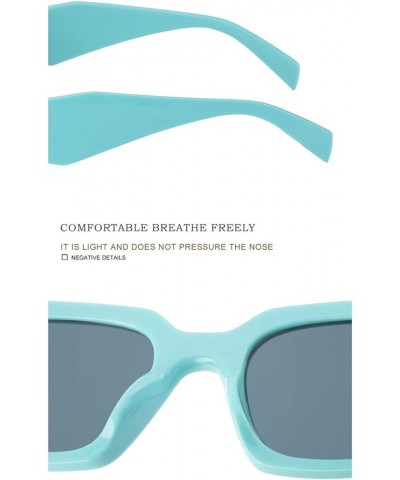 Square Frame Sunglasses Outdoor Vacation Beach Sun Glasses for Men and Women (Color : E, Size : Medium) Medium F $15.67 Designer