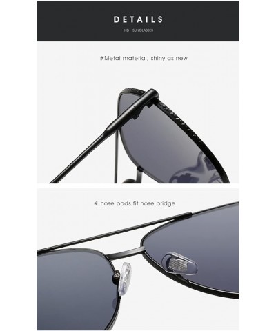 Men and Women Metal Outdoor Vacation Beach Decorative Sunglasses (Color : B, Size : 1) 1 D $19.44 Designer