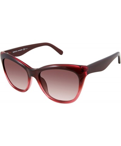 Women's Lark 1/S Cat Eye Sunglasses Blush and Burgundy $28.08 Cat Eye