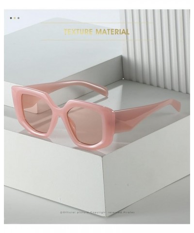 Square Fashion Female Vacation Beach Decorative Sunglasses for Men and Women (Color : 6, Size : 1) 1 6 $14.63 Designer