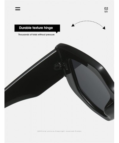 Square Fashion Female Vacation Beach Decorative Sunglasses for Men and Women (Color : 6, Size : 1) 1 6 $14.63 Designer