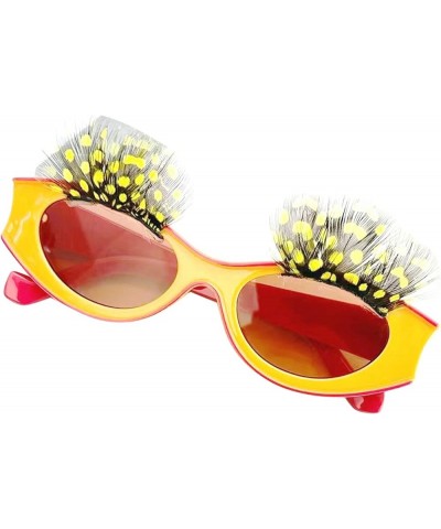 Cute Women Butterfly Sunglasses,Retro Colorful Butterfly Diamond Sunglasses,Woman Butterfly Glasses Orange $10.77 Butterfly