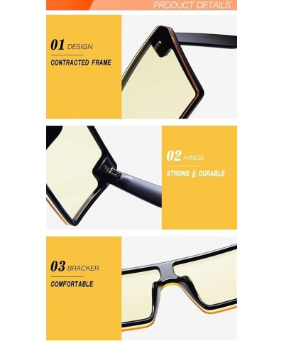 Large Frame Retro Sunglasses Fashion Men and Women Outdoor Vacation Beach Driving Sunglasses (Color : Q, Size : 1) 1 I $14.15...