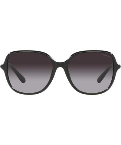 Coach HC8344U Universal Fit Sunglasses, Black/Grey Gradient, 55 mm $70.40 Square