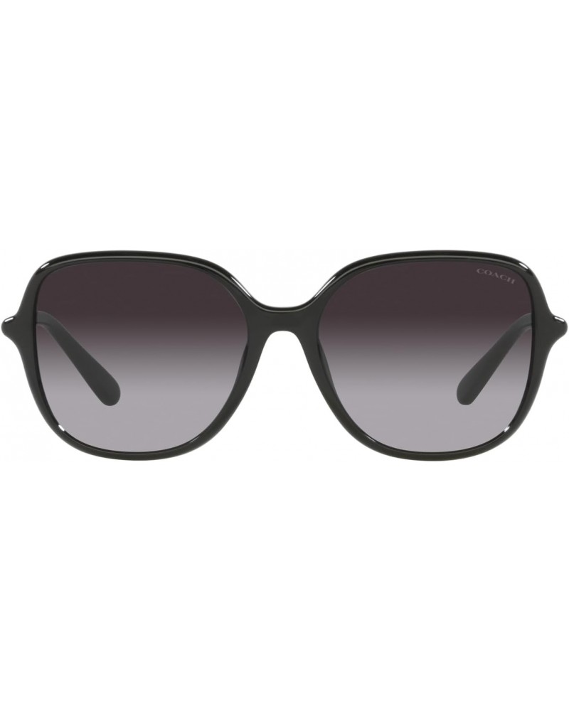 Coach HC8344U Universal Fit Sunglasses, Black/Grey Gradient, 55 mm $70.40 Square