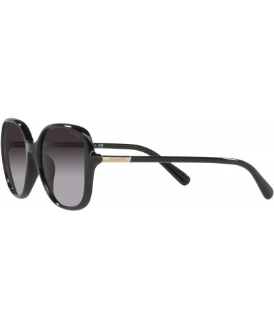 Coach HC8344U Universal Fit Sunglasses, Black/Grey Gradient, 55 mm $70.40 Square