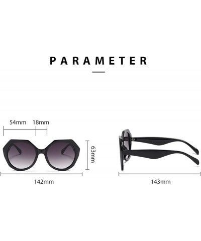 Large Frame Outdoor Men and Women sunglasses Vacation Beach photo Trendy UV400 Sunglasses Gift 1 $12.21 Designer