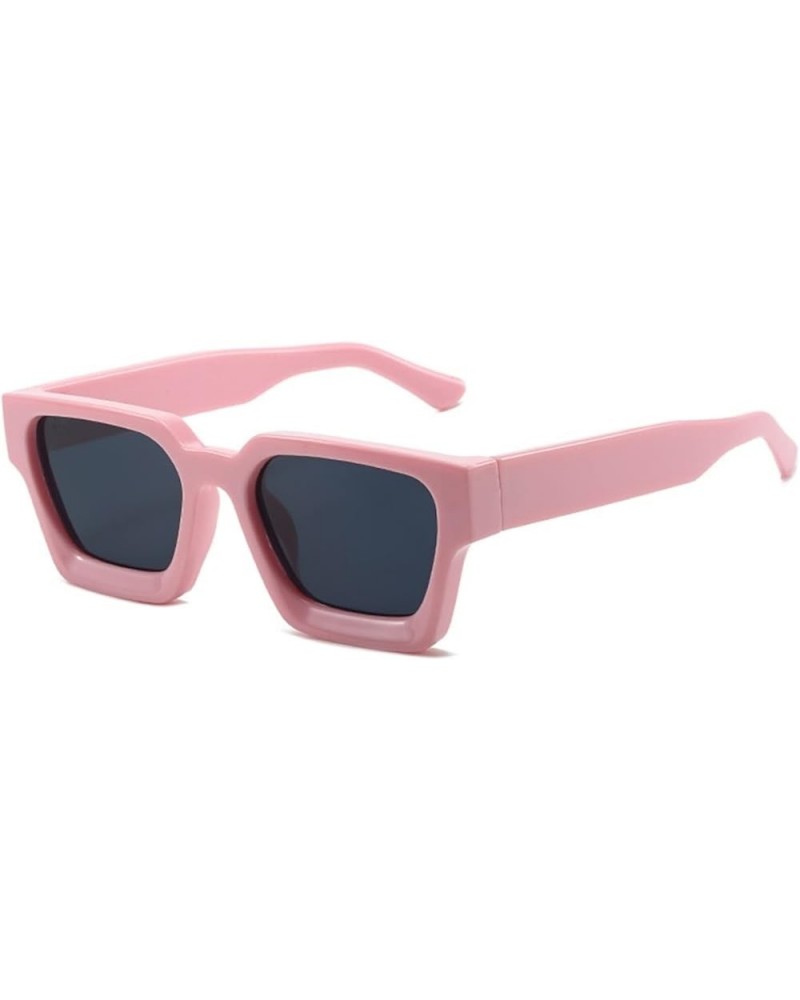 Square Frame Small Frame Men and Women Sunglasses Outdoor Vacation Decorative Sunglasses (Color : 2, Size : 1) 1 7 $18.66 Des...