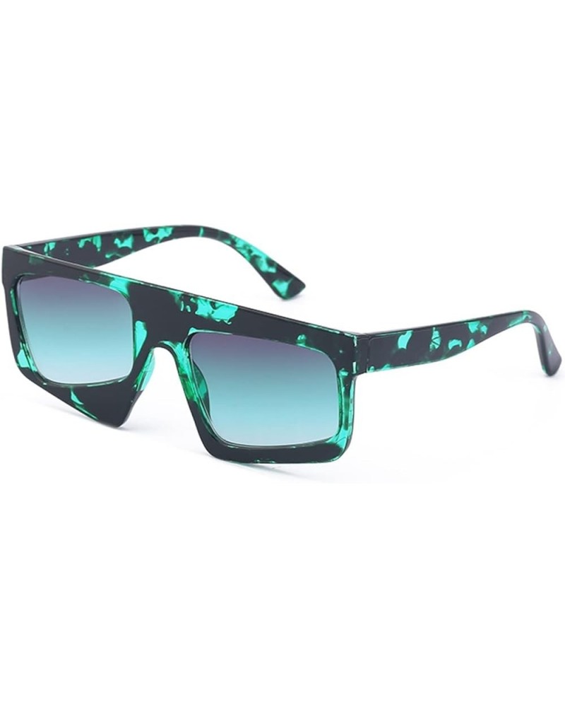 Retro Polarized Box Sunglasses Men and Women Shading Driving Glasses (Color : C, Size : Medium) Medium A $16.07 Designer