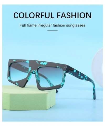 Retro Polarized Box Sunglasses Men and Women Shading Driving Glasses (Color : C, Size : Medium) Medium A $16.07 Designer