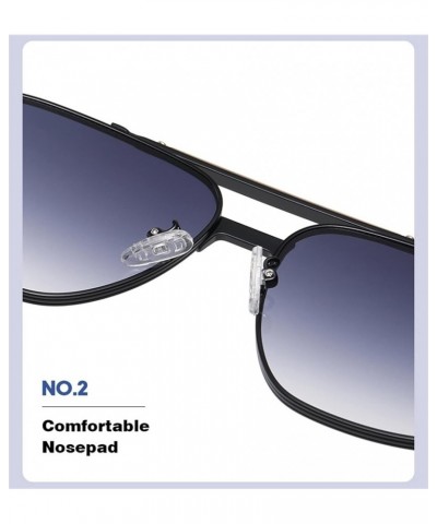 Large Frame Fashion Hip-hop Men and Women Street Sunglasses (Color : D, Size : Medium) Medium B $19.11 Designer