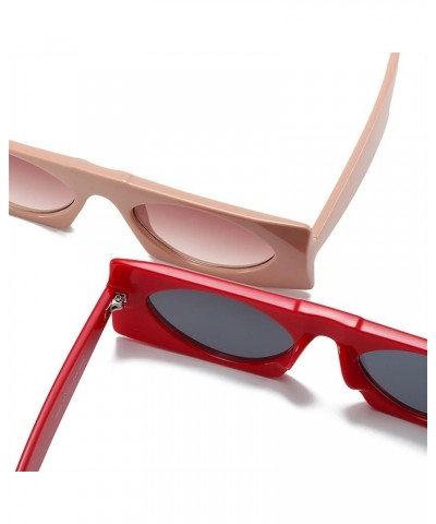 Retro Men and Women Street Sunglasses Outdoor Vacation Beach Sunshade (Color : C, Size : Medium) Medium A $19.11 Designer