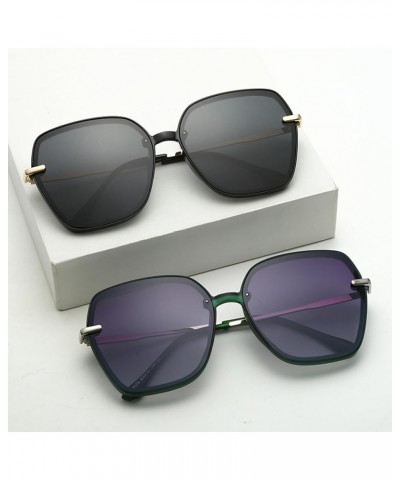 Polarized Sunglasses for Women Fashionable Sunglasses Vintage with Large Frame B $12.40 Sport