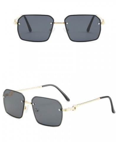 Small Frame Retro Sunglasses for Men and Women (Color : H, Size : Medium) Medium A $21.60 Designer