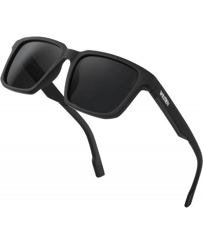 Polarized Square Sunglasses for Men and Women with UV400 Protection black256 $7.50 Square