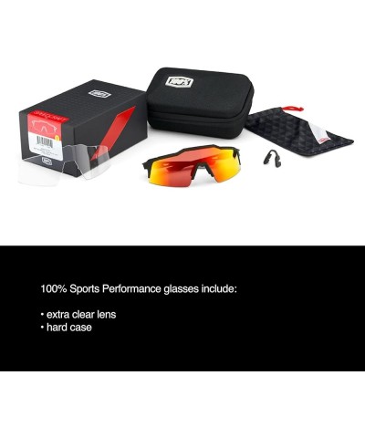 Racetrap Sport Performance Sunglasses - Sport and Cycling Eyewear (Soft Tact Banana - Black Mirror Lens) One Size Soft Tact B...