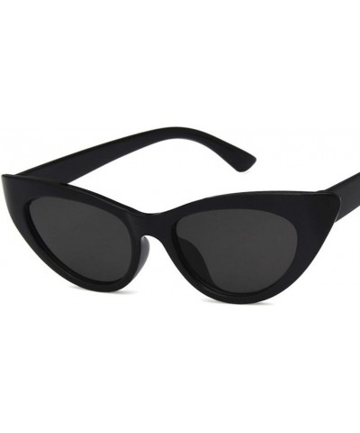 Unisex Sunglasses Retro Blue Grey Drive Holiday Oval Non-Polarized UV400 Bright Black Grey $6.59 Oval