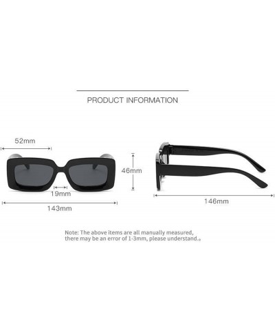 Small Frame Trendy Men And Women Hip-hop Sunglasses Sport Driving UV400 Commuter Sunglasses Gift B $43.29 Sport