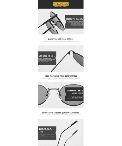 Fashion Metal Small Round Sunglasses Retro Men and Women Outdoor Decorative Sunglasses (Color : B, Size : 1) 1 F $18.46 Designer