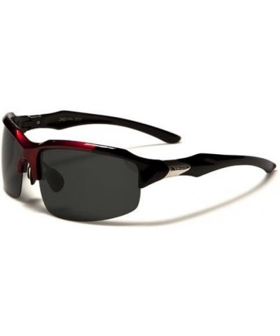 X-LOOP NEW MENS SEMI-RIMLESS POLARIZED RUNNING SPORTS SUNGLASSES XL84391 Red $8.29 Sport