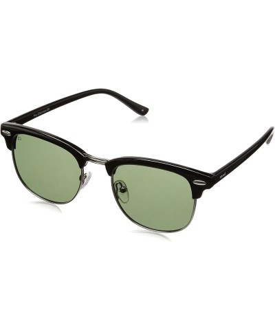 PRIVÉ REVAUX "The Chairman [Limited Edition] Brownline Polarized Sunglasses Caviar Black/Green $9.98 Rimless