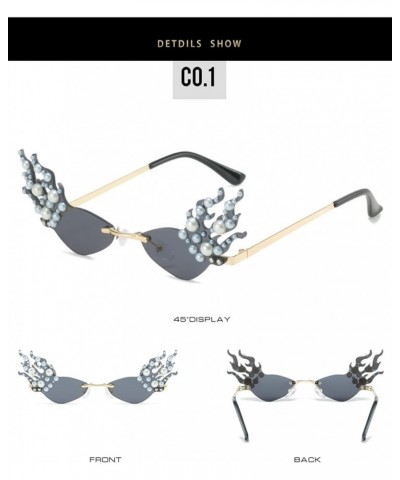 Men and Women Fashion Outdoor Sun Shading Sunglasses (Color : C, Size : Medium) Medium C $19.98 Designer