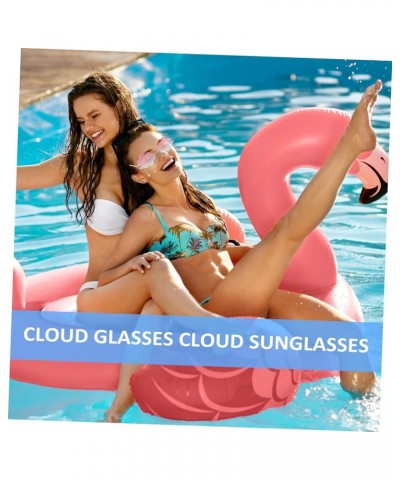 2pcs Sunglasses Sunglasses Womens Sunglasses Women Glasses Sunglasses for over Glasses for Women Cloud Pink Yellowx2pcs $10.1...