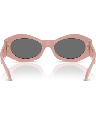 Woman Sunglasses Black Frame, Dark Grey Lenses, 54MM Pink $99.60 Square