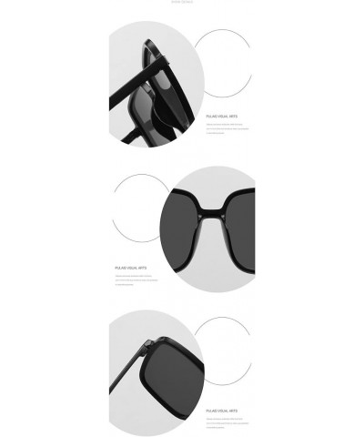 Fashion Big Frame Square Sunglasses for Men and Women Outdoor Beach Party (Color : F, Size : 1) 1 E $14.35 Designer