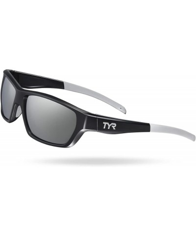 Men's Cortez Sport Wrap Sunglasses Silver/Black $32.99 Goggle