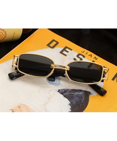 Retro Small Frame Fashion Sunglasses for Men and Women (Color : C, Size : 1) 1 E $13.82 Designer