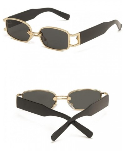 Retro Small Frame Fashion Sunglasses for Men and Women (Color : C, Size : 1) 1 E $13.82 Designer