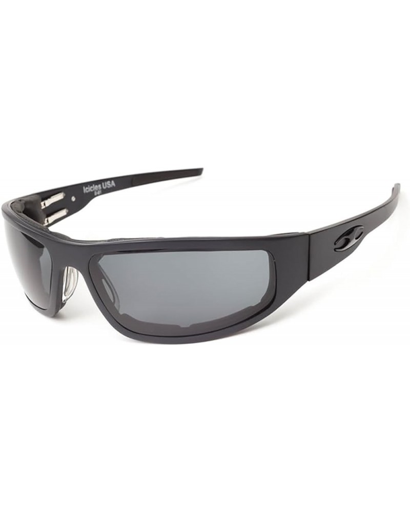 Bagger Lens Sunglasses with Black Flat Frame Transition Grey $65.39 Designer