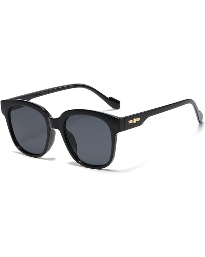 Sports Fashion Woman Retro Big Frame Sunglasses (Color : E, Size : 1) 1 D $12.82 Sport