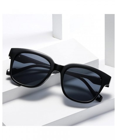 Sports Fashion Woman Retro Big Frame Sunglasses (Color : E, Size : 1) 1 D $12.82 Sport