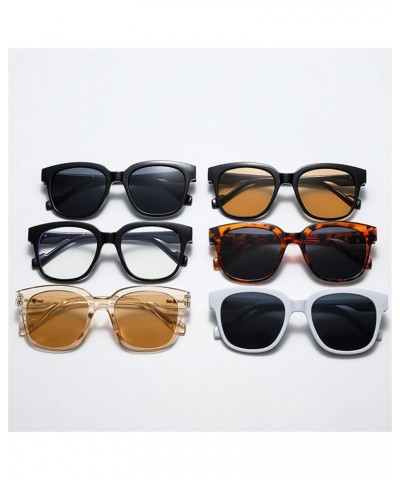 Sports Fashion Woman Retro Big Frame Sunglasses (Color : E, Size : 1) 1 D $12.82 Sport