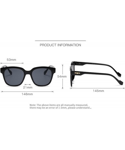 Sports Fashion Woman Retro Big Frame Sunglasses (Color : E, Size : 1) 1 D $12.82 Sport