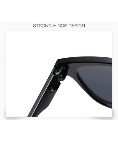 Sports Fashion Woman Retro Big Frame Sunglasses (Color : E, Size : 1) 1 D $12.82 Sport