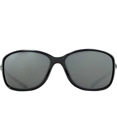 Women's Oo9301 Cohort Rectangular Sunglasses Polished Black/Prizm Black Polarized $53.14 Aviator