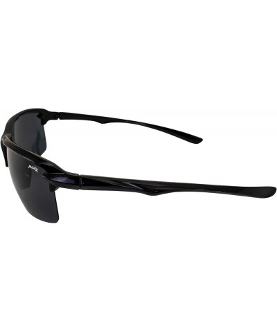 14er Sport Golf Motorcycle Riding Sunglasses Black and Polarized Smoke Lens $16.49 Wayfarer