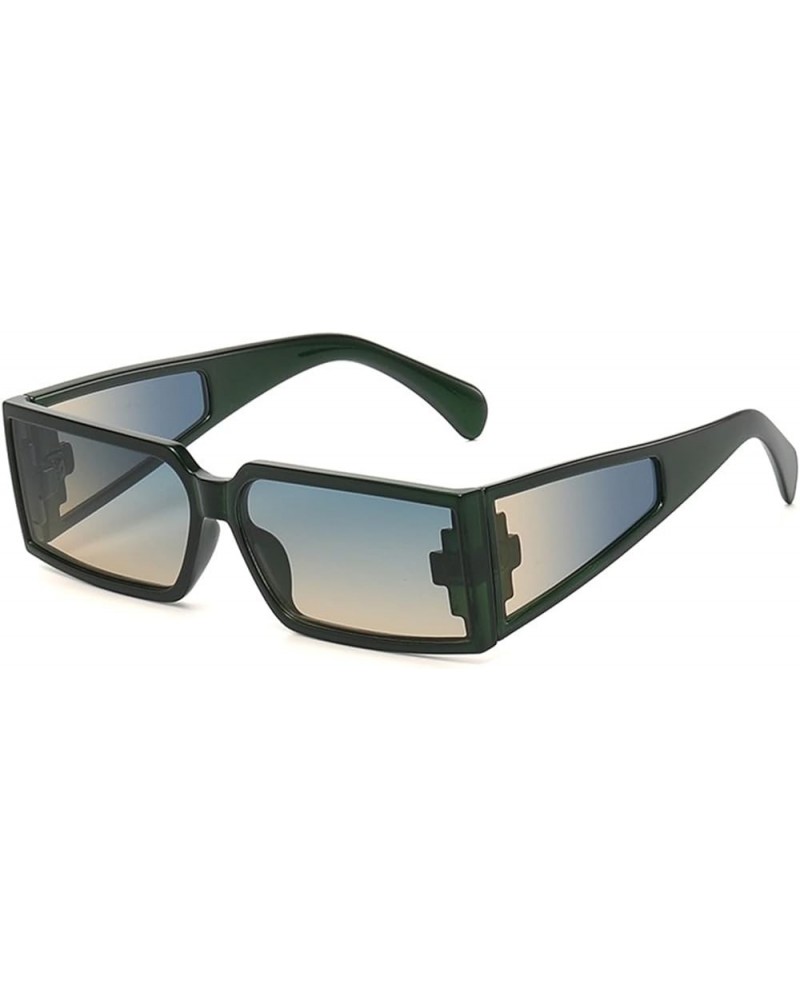 Square Small Frame Men And Women Photo Sunglasses Driving Commuter Trend UV400 Sunglasses Gift D $14.35 Designer