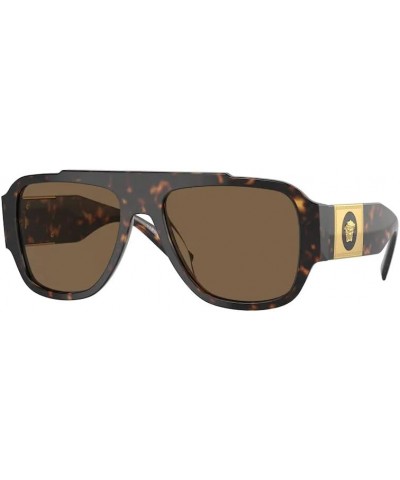 VE4436U Pillow Sunglasses for Men + BUNDLE With Designer iWear Eyewear Kit Havana / Dark Brown $76.22 Wayfarer