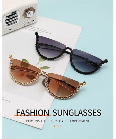 Fashion Women Prom Party Decorative Beach Vacation Decorative Sunglasses (Color : F, Size : 1) 1 I $17.08 Designer