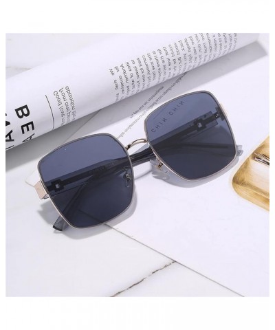 Polarized Ladies Large Frame Sunglasses Street Photography Outdoor Sun Shading Beach (Color : D, Size : Medium) Medium A $22....