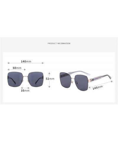 Polarized Ladies Large Frame Sunglasses Street Photography Outdoor Sun Shading Beach (Color : D, Size : Medium) Medium A $22....