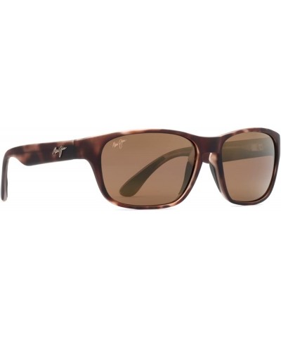 Women's Mixed Plate Rectangular Sunglasses Matte Tortoise Rubber/Hcl Bronze Polarized $85.20 Rectangular