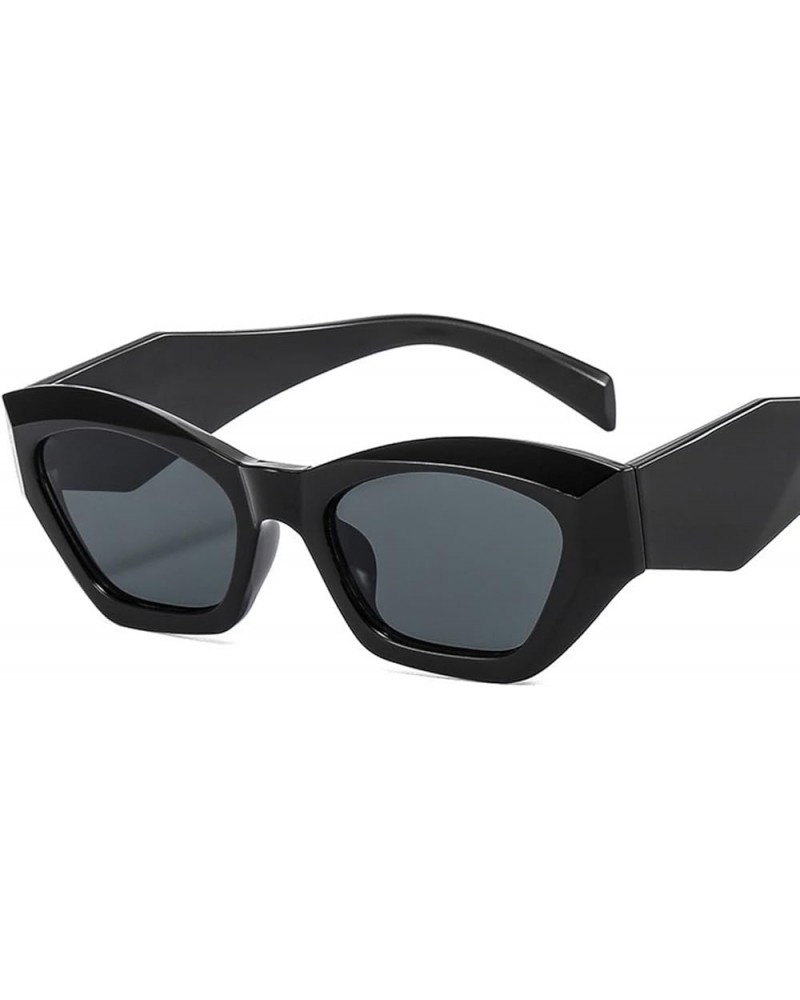 Cat-Eye Hip-hop Fashion Decorative Sunglasses for Women (Color : E, Size : 1) 1A $12.82 Designer