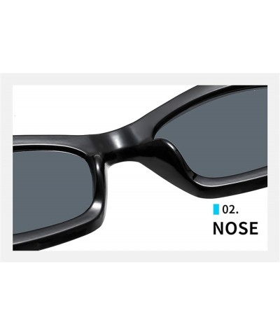 Cat-Eye Hip-hop Fashion Decorative Sunglasses for Women (Color : E, Size : 1) 1A $12.82 Designer