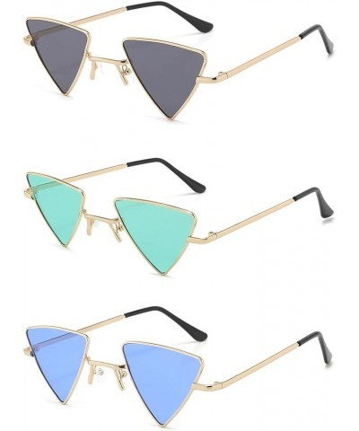 3 packs of Fashionable sunglasses, punk triangle sunglasses C4+c5+c6 $11.19 Pilot